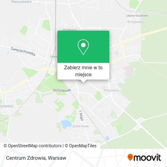 Mapa Centrum Zdrowia