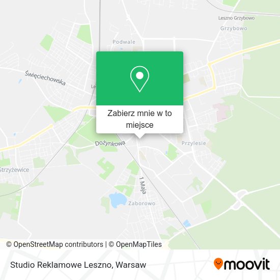 Mapa Studio Reklamowe Leszno