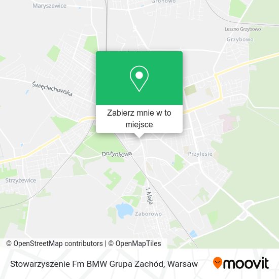 Mapa Stowarzyszenie Fm BMW Grupa Zachód