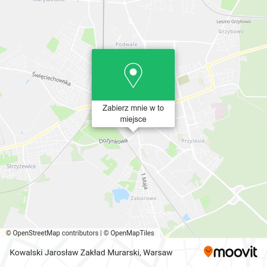 Mapa Kowalski Jarosław Zakład Murarski