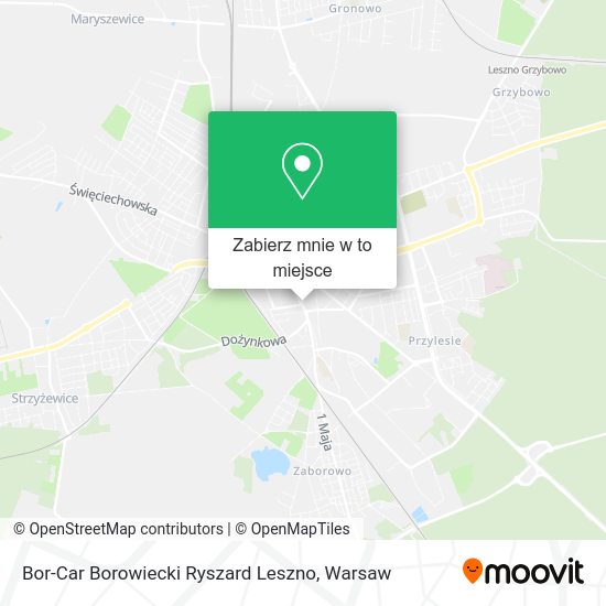 Mapa Bor-Car Borowiecki Ryszard Leszno