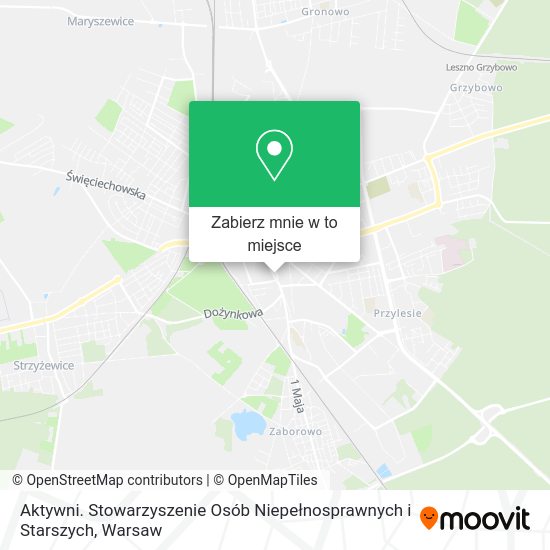 Mapa Aktywni. Stowarzyszenie Osób Niepełnosprawnych i Starszych