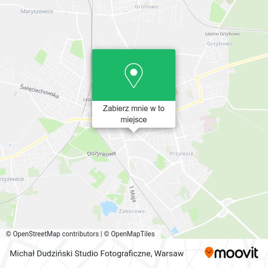 Mapa Michał Dudziński Studio Fotograficzne