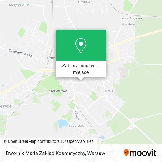 Mapa Dwornik Maria Zakład Kosmetyczny