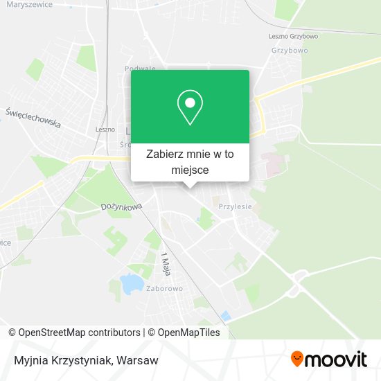 Mapa Myjnia Krzystyniak