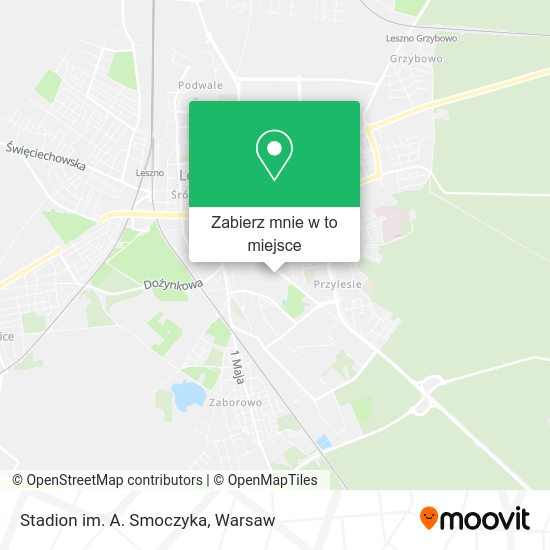 Mapa Stadion im. A. Smoczyka