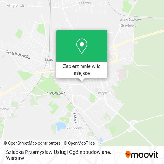 Mapa Szłapka Przemysław Usługi Ogólnobudowlane