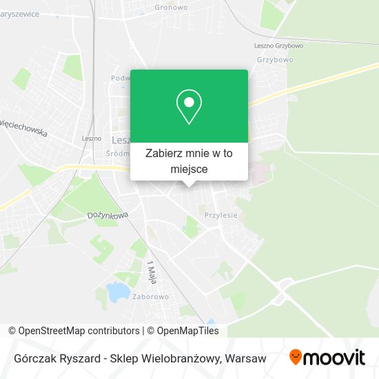 Mapa Górczak Ryszard - Sklep Wielobranżowy