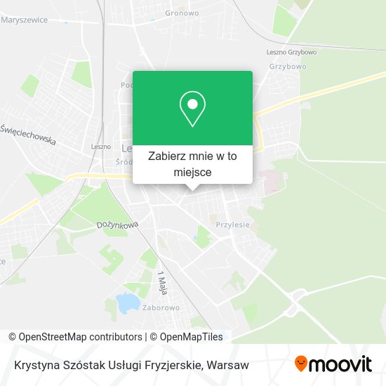 Mapa Krystyna Szóstak Usługi Fryzjerskie