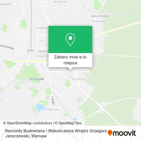 Mapa Remonty Budowlane i Wykończenia Wnętrz Grzegorz Jaraczewski