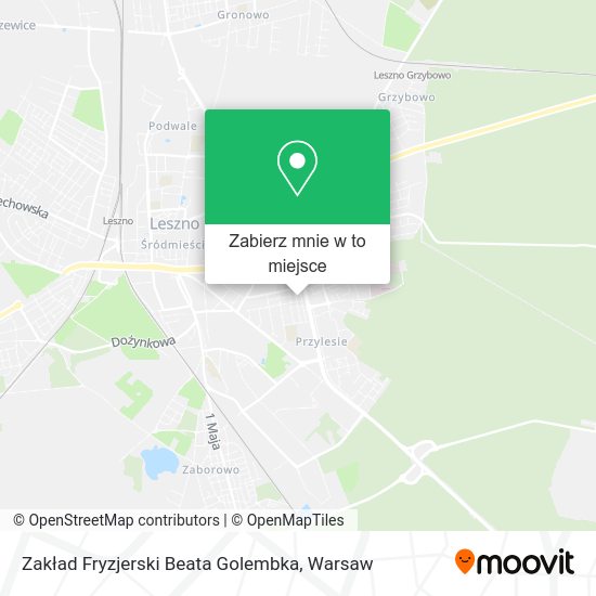 Mapa Zakład Fryzjerski Beata Golembka