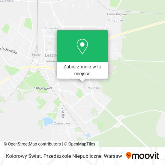 Mapa Kolorowy Świat. Przedszkole Niepubliczne