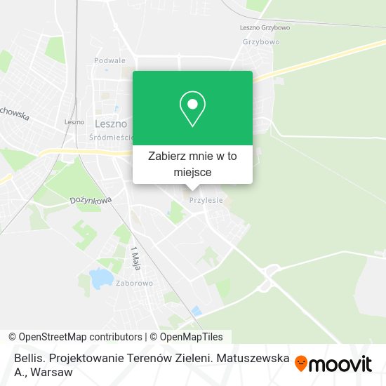 Mapa Bellis. Projektowanie Terenów Zieleni. Matuszewska A.