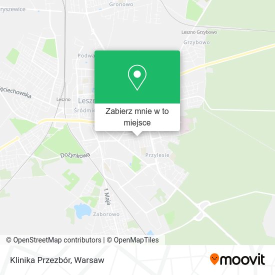 Mapa Klinika Przezbór