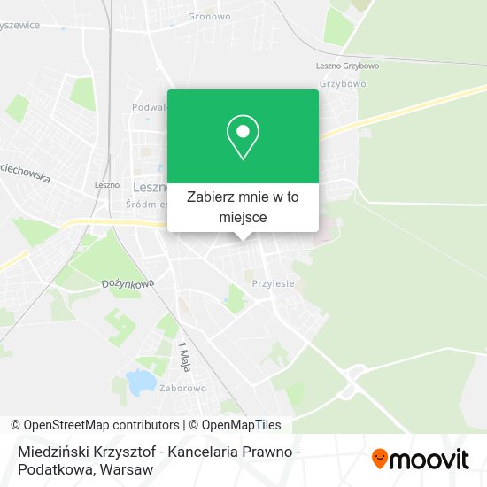 Mapa Miedziński Krzysztof - Kancelaria Prawno - Podatkowa