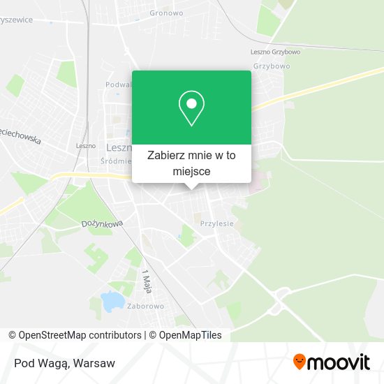 Mapa Pod Wagą