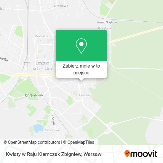 Mapa Kwiaty w Raju Klemczak Zbigniew