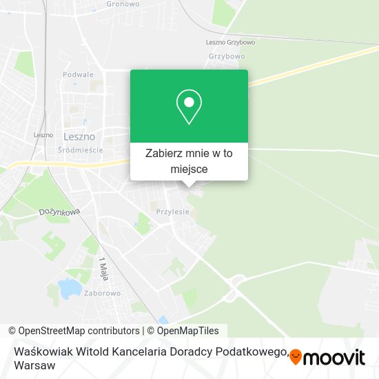 Mapa Waśkowiak Witold Kancelaria Doradcy Podatkowego