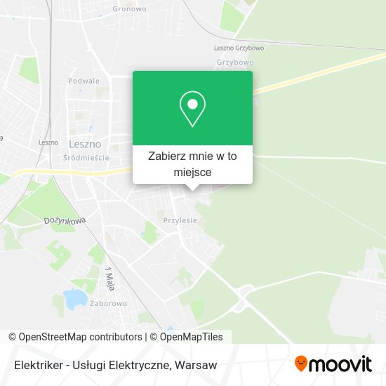 Mapa Elektriker - Usługi Elektryczne