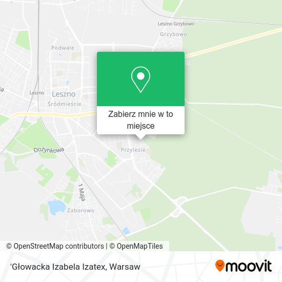 Mapa 'Głowacka Izabela Izatex