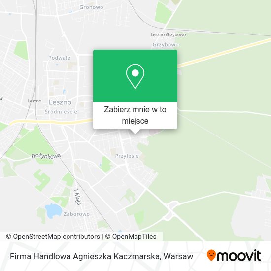 Mapa Firma Handlowa Agnieszka Kaczmarska