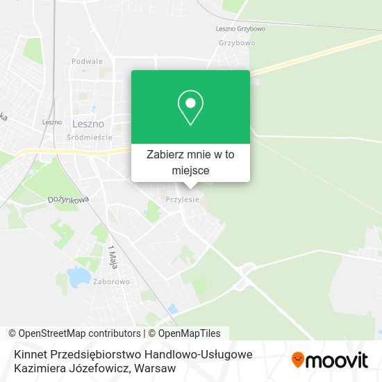 Mapa Kinnet Przedsiębiorstwo Handlowo-Usługowe Kazimiera Józefowicz