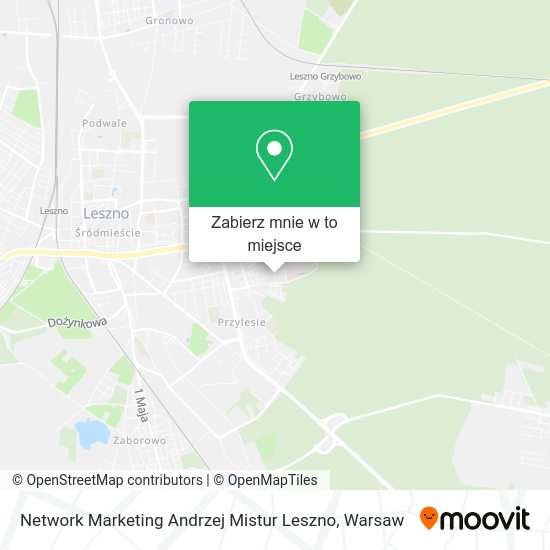 Mapa Network Marketing Andrzej Mistur Leszno