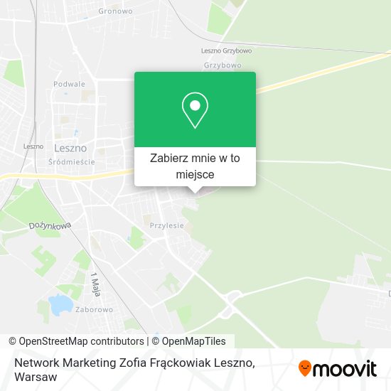 Mapa Network Marketing Zofia Frąckowiak Leszno