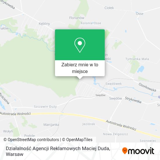 Mapa Działalność Agencji Reklamowych Maciej Duda