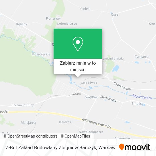 Mapa Z-Bet Zakład Budowlany Zbigniew Barczyk