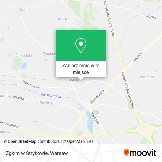 Mapa Zgkim w Strykowie