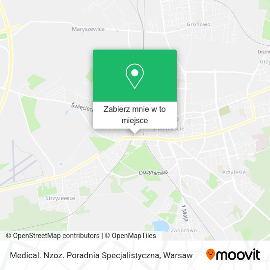 Mapa Medical. Nzoz. Poradnia Specjalistyczna