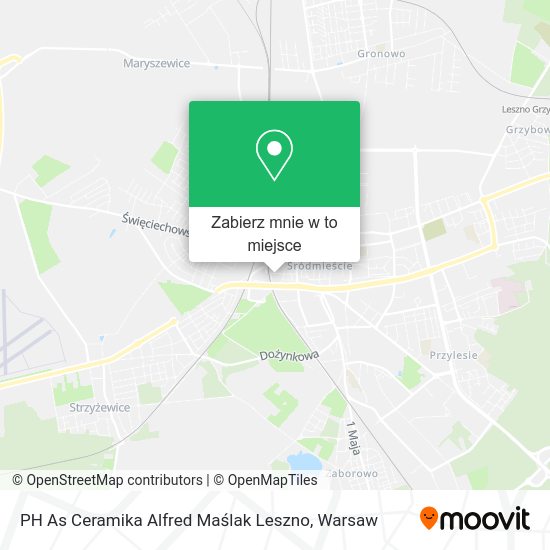 Mapa PH As Ceramika Alfred Maślak Leszno