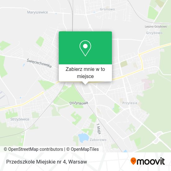 Mapa Przedszkole Miejskie nr 4