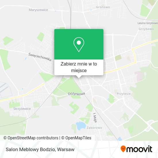 Mapa Salon Meblowy Bodzio