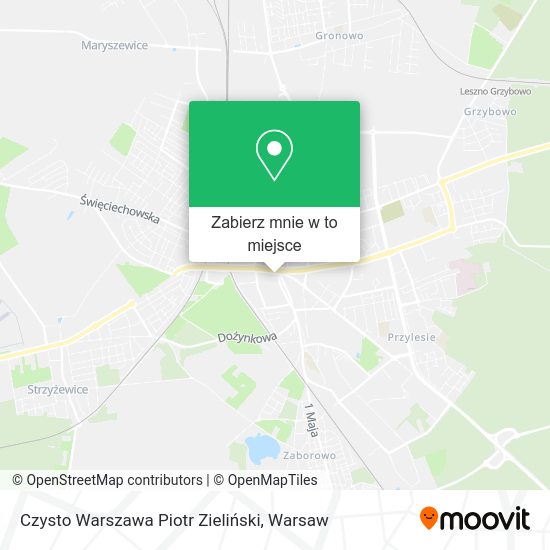 Mapa Czysto Warszawa Piotr Zieliński