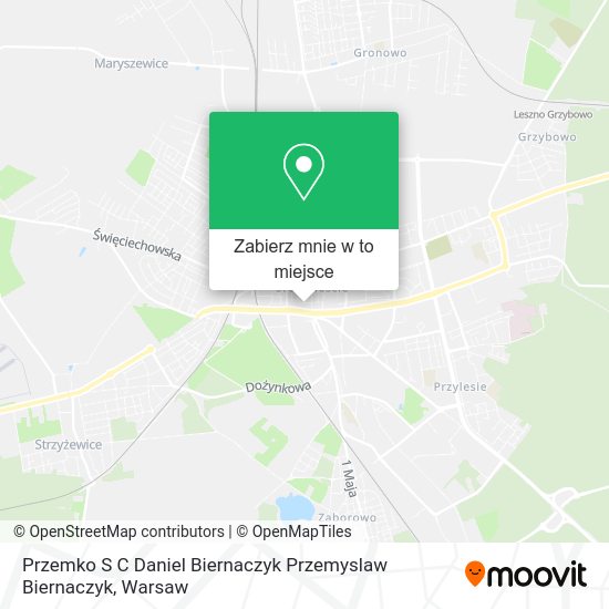 Mapa Przemko S C Daniel Biernaczyk Przemyslaw Biernaczyk