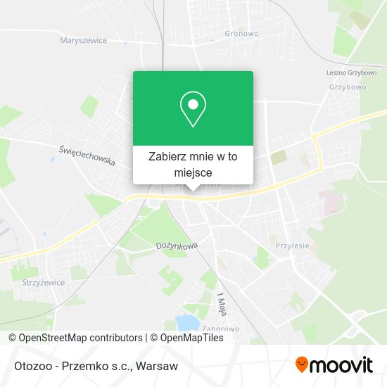 Mapa Otozoo - Przemko s.c.