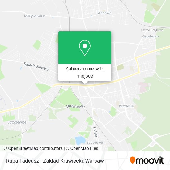 Mapa Rupa Tadeusz - Zakład Krawiecki