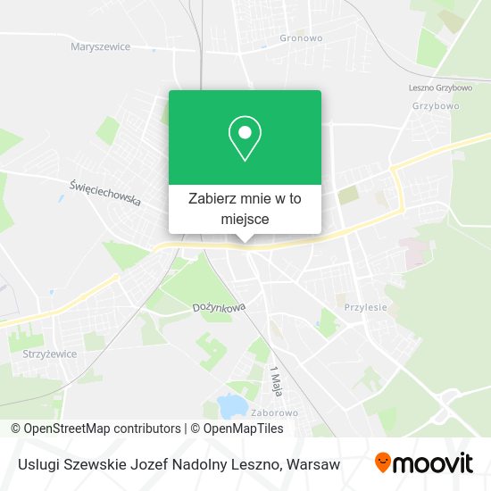 Mapa Uslugi Szewskie Jozef Nadolny Leszno