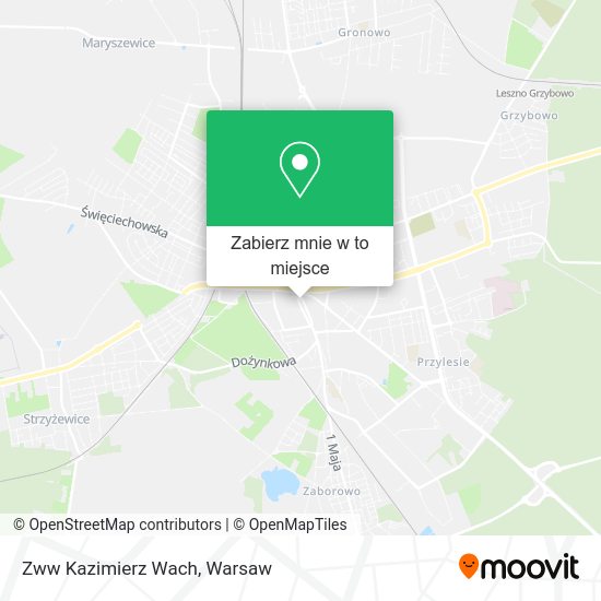 Mapa Zww Kazimierz Wach