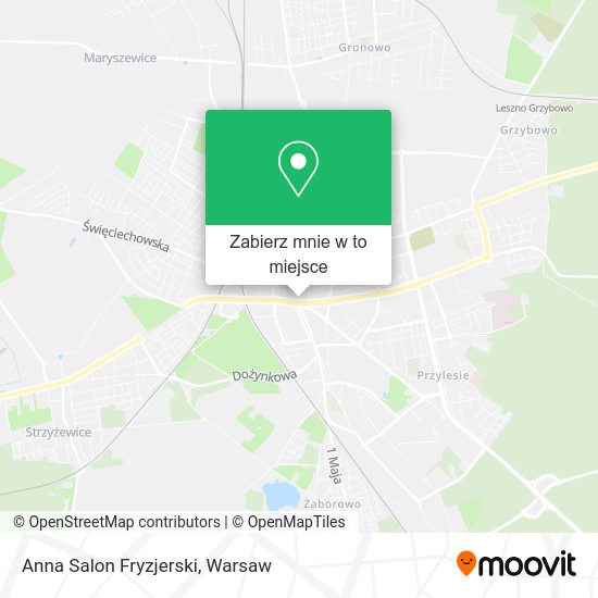 Mapa Anna Salon Fryzjerski