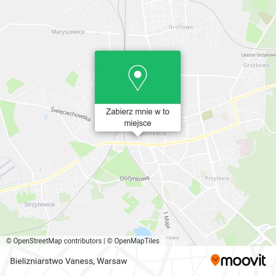 Mapa Bielizniarstwo Vaness