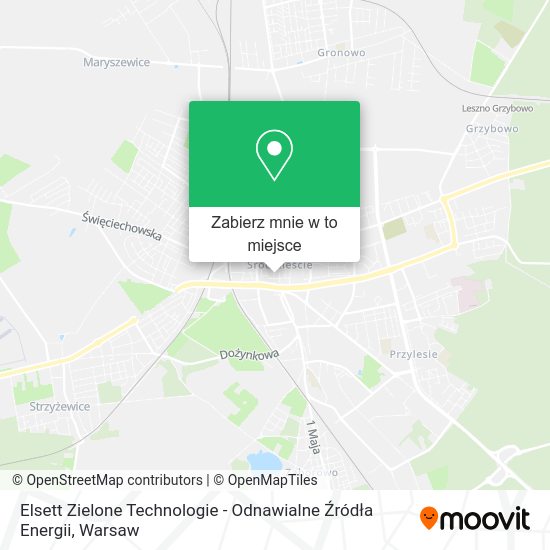 Mapa Elsett Zielone Technologie - Odnawialne Źródła Energii