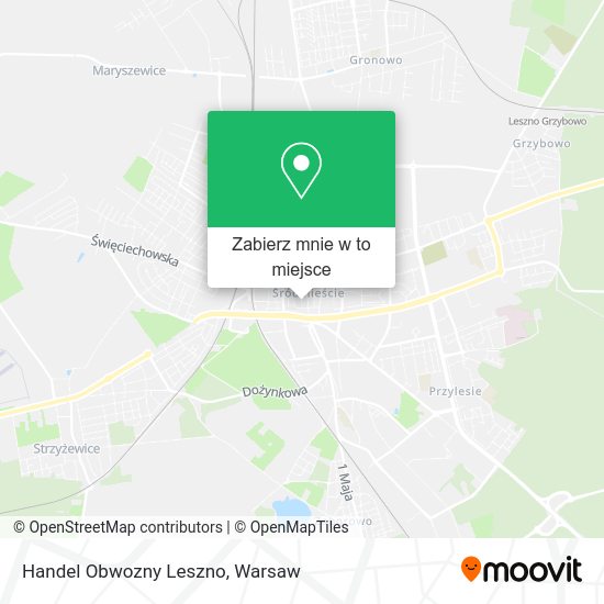 Mapa Handel Obwozny Leszno