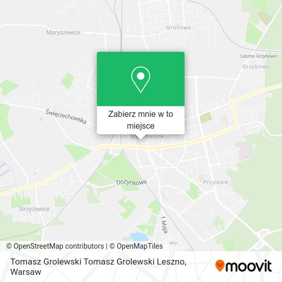 Mapa Tomasz Grolewski Tomasz Grolewski Leszno