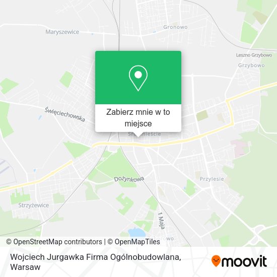 Mapa Wojciech Jurgawka Firma Ogólnobudowlana