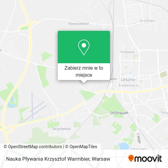 Mapa Nauka Pływania Krzysztof Warmbier