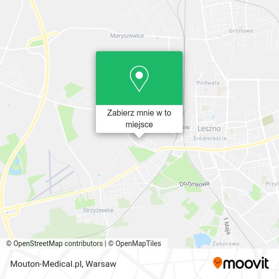 Mapa Mouton-Medical.pl