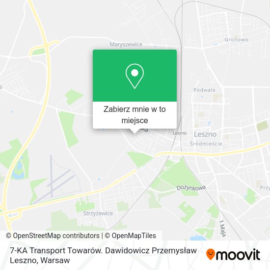 Mapa 7-KA Transport Towarów. Dawidowicz Przemysław Leszno